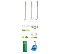 RETUOLWAG Set da golf per bambini con 3 associazioni e swing trainer per sport all'interno divertimento per bambini set di pratica di golf