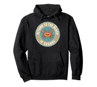 Return To The Beach If Crabby Funny Crab Felpa con Cappuccio