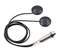 RETYLY 21 Pollici Lunghezza Del Cavo 1/4 Pollici Presa Jack 2 in 1 Raccolta Piezo Trasduttore Disco per Chitarra Violino Ukulele Mandolina Banjo Cello (Con Coperchio)