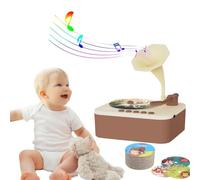Retysaz Fonografo per bambini con 99 carte, lettore musicale sensoriale per bambini 3-12 anni, educazione musicale e linguistica