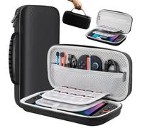 RETZLA Carrying Case for Switch 2 (2025) 7.9 Inch, Protective Hard Shell Portable Travel Case, Durable Ballistic Nylon, Lightweight and Large Capacity, Accessories for Switch 2 (Black)