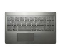 REUISAX Tastiera retroilluminata per Laptop US Silver Compatibile con X360 15-W M6-W 798954-001 con Coperchio Superiore del poggiapolsi e touchpad