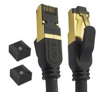 Reulin - PREMIUM a Trefoli di Rame Cavo Ethernet RJ45 LAN Cat 8 SSTP 40 Gbps Compatibile con Switch Console da Gioco WiFi Modem Router Smart TV Box 4K 8K Computer Portatile Internet 2.5M