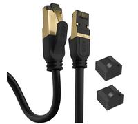 Reulin - PREMIUM a Trefoli di Rame Cavo Ethernet RJ45 LAN Cat 8 SSTP 40 Gbps Compatibile con Switch Console da Gioco WiFi Modem Router Smart TV Box 4K 8K Computer Portatile Internet 3.5M