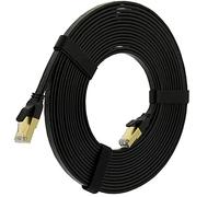 Reulin Ultra Flessibile Cavo Ethernet CAT 8 7M RJ45 Piatto CAT8 Cavi 7 M Compatibile con PC Laptop Smart TV Router Modem Switch Hub PS4/PS5/IPTV Box 7.0 Metri