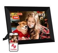 REUMAR Cornice digitale da 10,1 pollici, WiFi Smart Digital Photo Frame IPS LCD Touch Screen, rotazione automatica, memoria integrata da 32 GB, facile configurazione per condividere foto e video