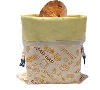 Reusable Beeswax Pouch - Bread Storage 11.8x15.3 Inch, Snack Bag Cotton Freezer Container | Sandwich Loaf Preservation Kitchen Storage Keep Fresh Eco Friendly Baking Bakery Pantry Organization Durable