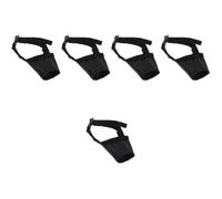 Reusable Black Cloth Dog Muzzle Anti Barking Mouth Protector for Small Dogs