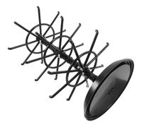 Reusable Black Key Organizer Keychain Rotating Display Stand for Storage Use