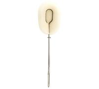 Reusable Bottle Brush with Replaceable Sponge Head | Long Handle for Infant Bottles/Mugs/Travel Cups | Stainless Steel & Sturdy Cleansing Brush