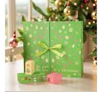 Reusable Calendar Advent - Christmas 24 Grid Countdown Calendar Box for Kids | DIY Holiday Decoration Organizer for Stationery, Jewelry, Handwritten Cards, Desktop, Shelf, Table, Windowsill Display