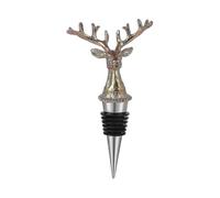 Reusable cartoon deer-shaped wine stoppers suitable for various wine bottles