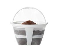 Reusable Coffee Filters | Washable Strainer,6-8 Cup Coffee Mesh Filter Effortless Upkeep Basket With Handle - Consistent For Brewing Filtration Cafe Home Kitchen Tea Beverage