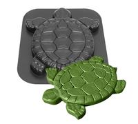 Reusable Concrete Stepping Stone Mold | PP, 44 x 38 cm, Turtle Shape | Garden Pavement & Walkway DIY Tool for Patio, Yard & Landscape | Durable Cement Casting Mold For Stepping Stones