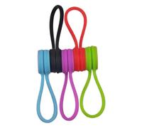 Reusable Cord Ties - Silicone Magnetic Cable Organizer Straps, Electronic Cords Wrap Holder Providing Neat Wire Management, Sturdy Reusable Accessory | Enhancing Everyday Organization Efficiency Phone