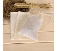 Reusable Cotton Muslin Bag for Brewing For Tea, Spice, Herb 8 x 10 cm Size