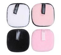Reusable Face Wipes - Reusable Face Rounds For Cleansing, 4 Count Eco-Friendly Washable Facial Pads, Soft Cotton Makeup Remover Pads Washcloths For Eyes Skin Foundation And Removal