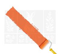 Reusable Flower Stencils 30cm DIY Garden Wall Drawing Templates For Home