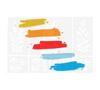 Reusable Garden Decoration Stencils - PET DIY Flower Stencils