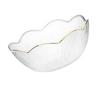 Reusable Glass Food Prep Bowls Sturdy Transparent Kitchen Mixing and Salad Bowls