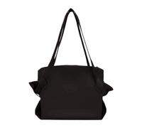 Reusable Grocery Bags - Borsa da viaggio portatile | Multi-Purpose Blank Canvas Tote | Reusable Foldable Storage Tote for Moving Day Outdoor Picnic Supermarket Travel Fitness Class Trade Show, Nero