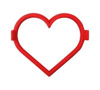 Reusable Heart Pancake Ring - Silicone Baking Ring For Pancake | Non-stick Egg Mould Maker For Breakfast Omelette Sandwich & Hash Browns - Dishwasher Safe Heat Resistant 446℉ Kitchen Gadget Set