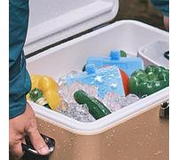Reusable Ice Block Cooler - Indoor Cooling Pack | Long-Lasting Ice Pack for Breastfeeding, Hospital, Tailgate, Travel, Picnic, School, Road Trip, Fishing, Beach, RV, Material, Portable and Sturdy