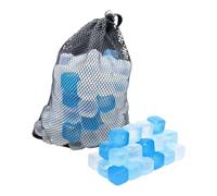 Reusable Ice Cubes for Drinks 100 Pieces Refreezable Cooling Blocks