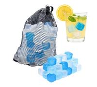 Reusable Ice Cubes - PE, 100PCS Refreezable Cooling Blocks | Drink Chillers