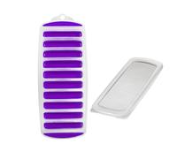 Reusable Ice cubezzz Maker - Flexible Kitchen Mold | Long Stick Tray with Cover, Durable Silicone Container, Multi-Purpose Freezer Tool for Beverages, Baking Butter, Shaping Cookiez, Dining Family