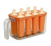 Reusable Ice Pop Molds - 8-Cavity Reusable Easy-Release Freezer Bin - Ice Pop Molds for Kids - for Party Home Bar Kitchen Yogurt Juice Kids Adult