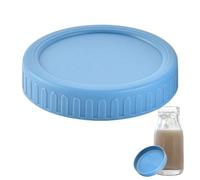 Reusable Jar Lids-Leak-Proof Silicone Gasket Seal, Canning Jar Tops, Easy-Grip Storage Accessory for Picnics and Travel, Freezer-Safe Kitchen Gadget Part | for Jars