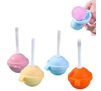 Reusable Large Lollipop Shaped Ice Mold, DIY Creative Lollipops Popsicle Mold Set, Easy Release Homemade Ice Cream Molds for Family Gatherings, Summer Dessert Tool