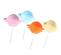 Reusable Large Lollipop-Shaped Ice Mold, Silicone Lollipop Ice Cream Maker for Home Kitchen (4Pcs)