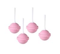 Reusable Large Lollipop-Shaped Silicone Popsicle Mold - FAI DA TE Easy-Release for Homemade Ice Cream, Summer Treats & Family Gatherings (Pink)