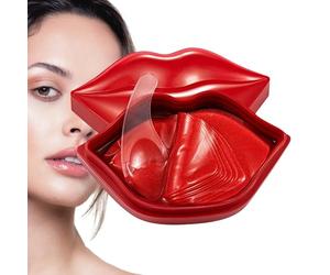 Reusable Lip Patches, Portable Reducing Chapped Mouth Pad Set di 20, 15/3/2 Centimeters Plump Lips Patch Moisturizers Pad per idratare la pelle anti-cappuccio