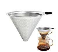 Reusable Metal Coffee Filter, Stainless Steel Pour Over Dripper