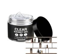 Reusable Museum Gel, Removable Collections Adhesive Wax, Removable Museum Gel with Clear Finish, Secure Display Mounting Putty for Securing Figures, Fixing Glass, and Mounting Posters