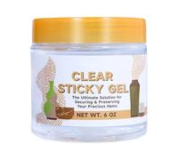 Reusable Museum Gel - Shock-Absorbing Transparent Mounting Solution for Exhibits, Antique Artifacts, Wood, Glass, Sculpture Stands, Jewelry Displays, Protective Cushion for Collectibles, Exhibit