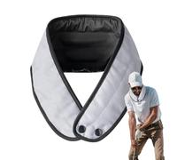 Reusable Neck Cooling Wraps, Cold Gaiter Scarf, Cooling Neck Wrap with Breathable Fabric, Lightweight Summer Sports Accessory, Outdoor Fitness Activity Gear, Golf Running Baseball Gym Workout, grigio