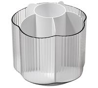 Reusable Pet Rotating Pen Holder White Desk Organizer for Stationery