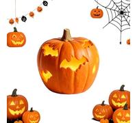 Reusable Pumpkin Lamp Centerpiece - Decorative Fall Light For Porch