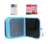 Reusable Scribble Book - Erasable Drawing Pad, Interactive Painting Books, 12 Pens Included | Kids Art Activity Toy For Travel School Classroom Play Creative Learning Entertainment Activities