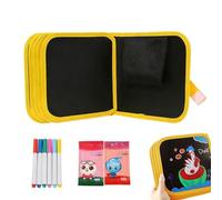 Reusable Scribble Book - Erasable Drawing Pad, Interactive Painting Books, 12 Pens Included | Kids Art Activity Toy For Travel School Classroom Play Creative Learning Entertainment Activities