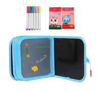 Reusable Scribble Book - Erasable Drawing Pad | Kids Painting and Doodle Activity Book With 12 Color Pens, Wipe-Clean Drawing Pad For Travel, School, Classroom Learning, Creative Art Play