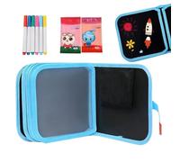 Reusable Scribble Book, Erasable Drawing Sketchpad, Portable Drawing Books, Portable Doodle Books With Storage Bag For Kids, Painting Book With 12 Pens For Kids Art Activity Travel School Classroom