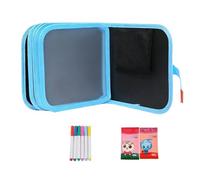 Reusable Scribble Pad - Kids Drawing Notebook | Erasable Painting Book with 12 Color Pens, Doodle Activity Pad with Fun Art Features, Travel Classroom Play Toy for Creative Learning Entertainment