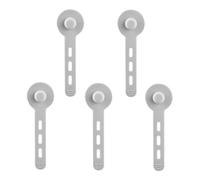 Reusable Silicone Cable Ties, Handy Wire Organizers, Anti Knotting 5 Piece Set for Chargers Computers Backpacks Travel Daily Tool Prevents Tangles Saves Space Cables Neat Secure