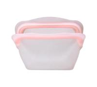 Reusable Silicone Freezer Bags - 1000ml Leakproof Food Storage Pouches, Stand Up Silicone Containers for Snacks, Sandwiches, Fruit, Cheese, Meal Prep | Odor Resistant Kitchen Bags for Travel, Office,