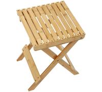 Reusable Small Bamboo Stool Folding Foot Stool Lightweight for Home and Picnic
